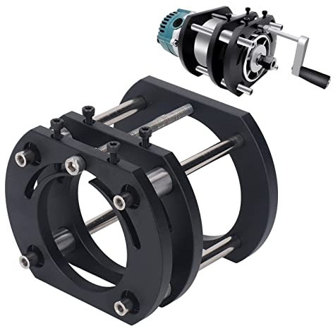 Ascensore per Fresatrice in Metallo, Piattaforma Elevatrice per Fresatrice Sistema di Sollevamento per Tavolo di Fresatura in Metallo a 4 Ganasce Tavolo per Smussatura Lega di