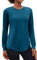 PINSPARK Sportshirt Damen Langarm UPF 50+ Sonnenschutz Sport T-Shirt UV Schutz Shirt Schnelltrocknend Laufshirt Rundhals Yoga Top Langarmshirt Fitness Rashguard Dunkelblau S