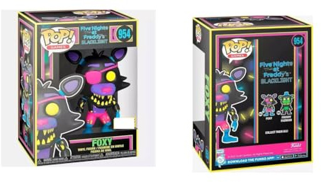 Funko Five Nights at Freddy's Pop Games Foxy Blacklight Vinyl Figure Exclusive 954