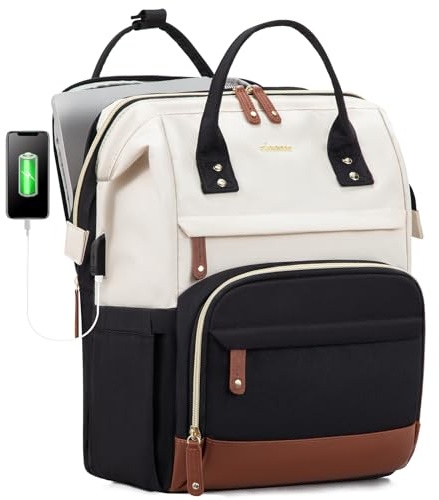 LOVEVOOK Rucksack Damen Laptop Rucksäcke mit Laptopfach 17.3 Zoll | Schulrucksack Mädchen Teenager Schultasche Backpack Tagesrucksack Wasserdicht für Schule Reise Uni Business
