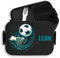 Kinder Bento Box Midi Lunchbox für Mepal Bentobox - Fußball Fußballfan Schuss Soccer - 900 ml - Schwarz - personalisierte einschulung geschenke brotdose fussball fußballfans name bento-lunchbox