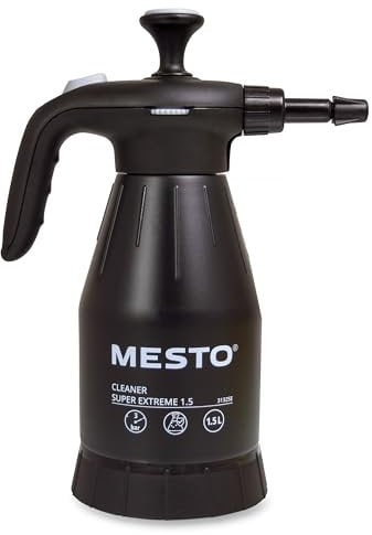 Mesto Drucksprüher Cleaner Super Extreme (Sprühflasche, 1,5 Liter, schwarz, Handsprüher, Pumpsprüher) 3132SE