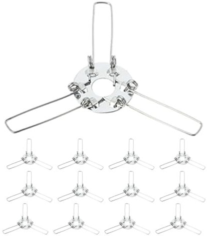 HOMSFOU Pièces Support D'abat-Jour Anneaux De Collier D'abat-Jour En Métal Adaptateur De Selle De Harpe Support D'abat-Jour De Type Pince Support D'ampoule Pour Lampes De Table Et
