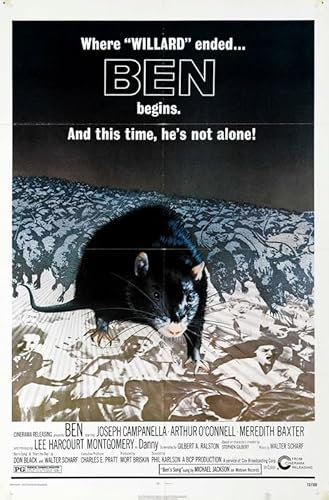 Ben 01 Poster A2 – Wandkunst, Heimdekoration, Filmposter, Leinwand, Film, Kino, Retro, Vintage, Kult, klassisch, Nostargic, Saga, moderner Nachdruck, wir drucken jedes Poster für Sie, randlos, 80er,