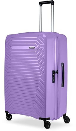 Bagaglio Roncato Ciak Passenger Trolley Grande 4 ruote Rigido, chiusura TSA, ultraleggero con zip espandibile, misura L Lavanda