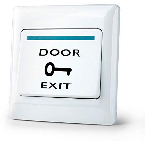 ReaIOKbii Access Switch Exit Button, 12V DC, Push to Exit for Access Control System, NO/NC/COM Output, for Home Lock System