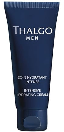 THALGO Men Intensiv Feuchtigkeitscreme - Tiefenwirksame Pflege mit Meeresquellwasser für langanhaltende Hydration, Gesichtscreme für Männer, 50 ml