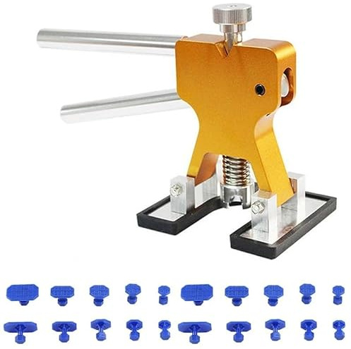 Debosselage Carrosserie Extracteur de métal for débosselage de voiture, carrosserie de porte d'automobile, tôle, débosselage sans peinture, Kit d'outils complet Kit Debosselage Carrosserie(Kit 1 21Pcs