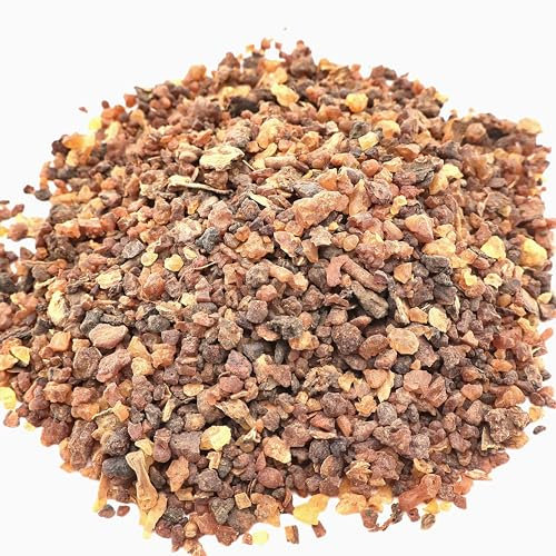 LivuX Myrrhe aus Peru 150g – Naturreines Räucherwerk – Aromatischer Weihrauch Duft für Rituale, Kirche & Meditation 1228