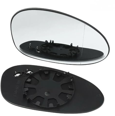 Cristal Espejo Retrovisor Exterior para BMW Serie 1 E81 E82 E87 E88 / Serie 3 E46 para M3 E90 Lente De Cristal De Espejo Retrovisor Lateral Transparente con Calefacción Atrás Espej(1pc Right)