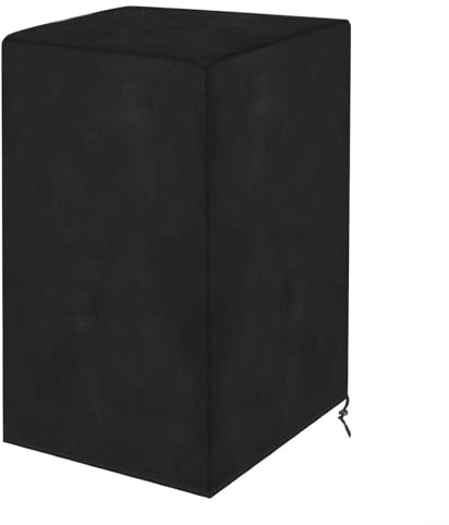 Outdoor AC Unit Cover Waterproof Oxford Cloth Dustproof Mobile Air Conditioner Protective Cover Fully Sealed Design for Weather Resistance Black(65 * 50 * 100cm)