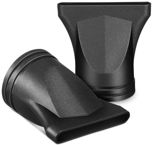 Healvian 2 Stück Haartrockner Düse Universal Aufsatz Schwarzer Kunststoff 3.00X2.95X2.05In Föhne Zubehör Salon Styling Konzentrator Und Diffusor Für Lockiges Haar