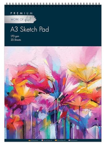 Easynote A3 Artists Sketch Pad (Design may vary)
