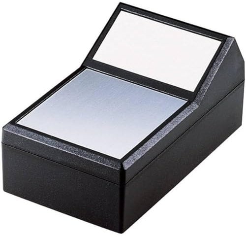 TEKO 790.9 ABS Notenständer Gehäuse, Aluminium, Schwarz, Silber (L x B x H) 145 x 85 x 73 mm, 1 Stück