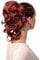 WIG ME UP JL-3023-350 Haarteil/Zopf gewellt halblang (35 cm) 1 Steckkamm + Gummizug Rot Kupferrot Kupfer