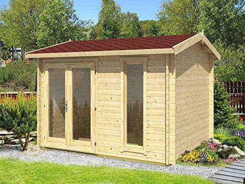 Lasita Maja Ltd Carlisle-Log Cabin, Wooden Garden Room, Timber Summerhouse, Home Office, Outdoor Gym by Buttercup Farm.