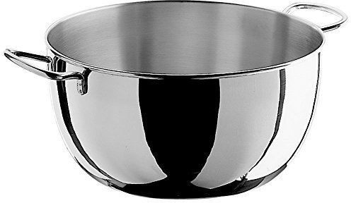 Pinti Edelstahl 50903640 Schüssel 2 Griffen, Edelstahl, Silber