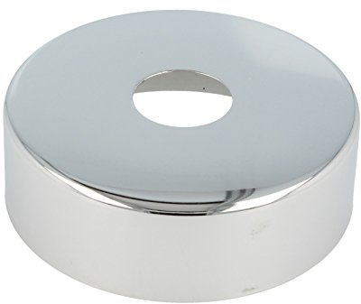 tecuro Hahnrosette 1/2 Zoll Messing verchromt Ø 22 x 80 mm x 25 mm langlebig edles Design