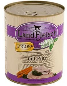 LandFleisch | Junior Pute mit Frisch-Gemüse | 6 x 800 g