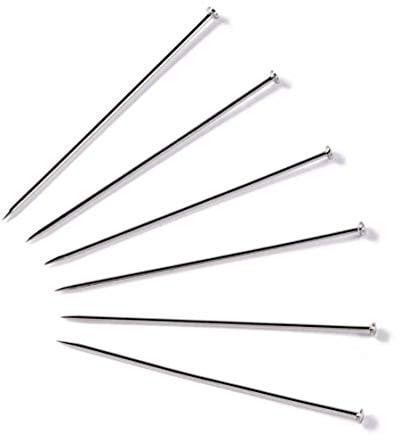 Prym Stecknadeln, 0,60 x 34mm, silberfarbig, 25g, Kunststoffdose, Stahl, 34 x 0,60mm 024351-1