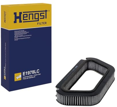 HENGST - Innenraumfilter E1978LC - Luftfilter für den Innenraum mit Aktivkohle - Filtert Staub, Pollen & Gerüche für Allergiker - Für saubere Frischluft im KFZ - Automotive Zubehör | Kompatibel mit: AUDI A8 D3