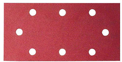 Bosch 2609256B06 Sanding Sheets for AEG and Black + Decker Orbital Sanders 93 x 230 cm Number of Holes 8 Grit Size 240 Pack of 10