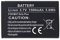 Akkuversum Akku kompatibel mit Motorola MB526 Defy+, Handy/Smartphone Li-Ion Batterie