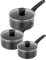 Kuhn Rikon Easy Induction 3 Piece Saucepan Set, 16cm/1.5L, 18cm/2.2L, 20cm/3.1L. Oven Safe Pots and Pans. Dishwasher Safe Cooking Pots. Induction Hob Pan Set - Kuhn Rikon Cookware Guarantee