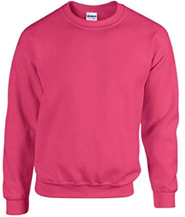 Gildan Heliconia Men's Sweatshirt Adult 50/50. Crew Neck Sweatshirt 18000, 2XL, Heliconia, XXL
