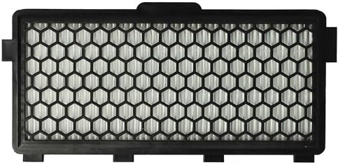 vhbw 1x filtro compatibile con Miele S5 EcoLIne, S4 EcoLine, S4210, S5211, S8310, S8340 aspirapolvere - filtro HEPA H11 aria di scarico nero/bianco