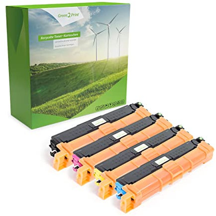 Green2Print Toner Toner-Set, 4 Kartuschen 4X 1000 Seiten ersetzt TN-243CMYK passend für Brother DCP-L3510CDW DCP-L3550CDW HL-L3210CW HL-L3230CDW HL-L3270CDW