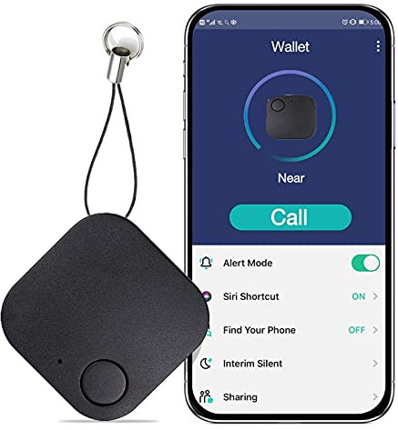 Key Finder,Key Finder for iOS/Android Phone, Key Finder and Item Locator for Purse Wallet Keychain,Bluetooth Tracker with One Touch Find & Anti-Loss Function (black)