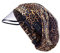 Hairbrella Damen Regenhut Wasserdicht Sonnenschutz Satin Gefüttert Packbar, leopard, Einheitsgröße