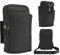18,3 cm Gürteltasche für iPhone 13 Pro Max, 12 Pro Max, Herren-Reise-Umhängetasche, Handy, Crossbody-Tasche für Samsung Note20, S21 Ultra, S20 Pus, A81, A72, A32, Schwarz