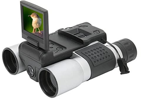 Fotocamera Binocolo Digitale, 1080P 30FPS Schermo LCD da 2 Pollici Telecamera Digitale HD Integrata Nella Scheda di Memoria da 8 GB, per Guardare Gli Uccelli, Giochi di Calcio, Concerti, Mini Interfac
