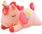 Kekeso Gefülltes Einhorn Tier Plüschtiere Weiche Kuschelkissen Puppe Cartoon Einhorn Plüsch Geschenke für Jungen Mädchen (Pink, 25cm/9.84inch)