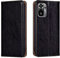 HONLEN Funda Compatible con Redmi Note 10S / Redmi Note 10 (4G) / Poco M5s Carcasa, (6.43 Inches) Magnético Cartera Cuero Case, 2 Ranura Tarjeta Movil Cover Negro - Negro