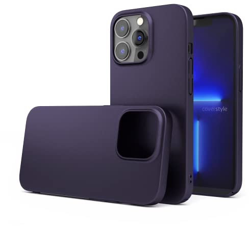 CoverStyle® - UltraSoft® - per iPhone 13 Pro (6.1”) - Cover Opaca Soft-Touch - Viola Scuro