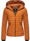 Navahoo Damen Damen leichte Übergangsjacke Steppjacke mit Kapuze Kimuk Rusty Cinnamon Gr. XS