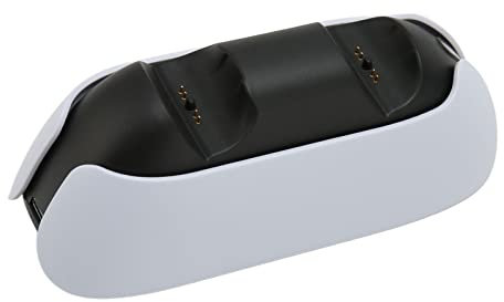 Ladestation für PS5 Controller, Dual Chargers Station Dock für PS5 Gamepad Controller mit LED-Anzeige, Dual-Controller Ladestation
