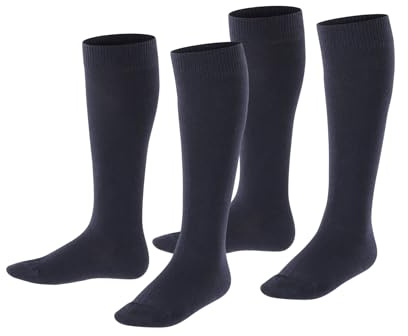 ESPRIT Unisex Kinder Foot Logo 2-Pack Kniestrümpfe Baumwolle atmungsaktiv