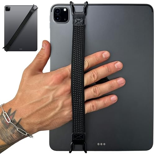 MyGadget Tablet Hand Holder - Universal Hand Strap [ 6.3 to 11 ] - Wrist Strap for, among others, Apple iPad Air | Pro, Samsung Galaxy Tab, Kindle Paperwhite