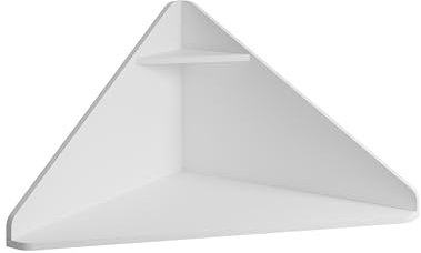 MB Muebles Bonitos | Wandschreibtisch | Desk Hängend | Schreibtisch für Laptop oder Tablet | Eckschreibtisch weiß | Modern Design | Melamin Farbe Weiß | Modell Zen