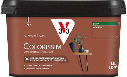 V33 Peinture multi-supports Colorissim® Acajou satin 2,5L