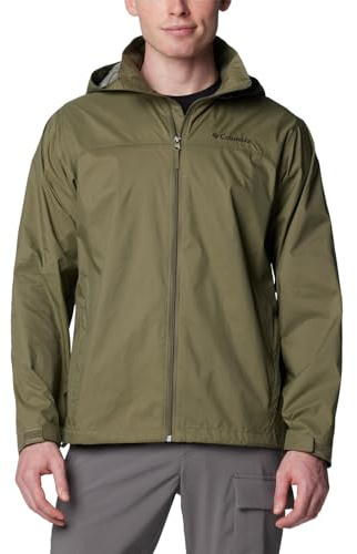 Columbia Men's Glennaker Lake II Rain Jacket, Stone Green, Large
