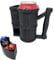MunnyGrubbers - Mug Dice Tower - No Paint Odorless Insulated Cup Can Dice Tower - (Random 7PCS D20 Dice Set Included) - Dice Jail - Dice Holder - Dungeons and Dragons - DND Gift - (Black)
