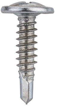 Profilverbinderschrauben 4,2x13 mm mit Bohrspitze 500 Stück inkl. Bit | Blechschrauben | Bohrschrauben | Selbstbohrende Schrauben