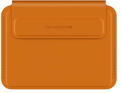 khadas Custodia in pelle Mind - Custodia protettiva magnetica portatile per la workstation Mind, materiale in pelle marrone, design sottile, resistente alle impronte digitali 155x113x24mm