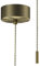 BrightArk Bathroom Light Pull Cord Switch Ceiling Mounted Antique Brass Light Pull Switch Chain Kit Replacement Pull Cord Shower Switch for Stylish Upgrade Bathroom Fittings Pull Cord Round Cylinder