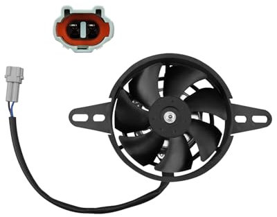 Ventilateur de radiateur de moto 12 V DC, 10,2 cm universel électrique, ventilateur thermique de refroidissement pour VTT, quad, buggy, karts, Pit Bikes et motos tout-terrain, UTV